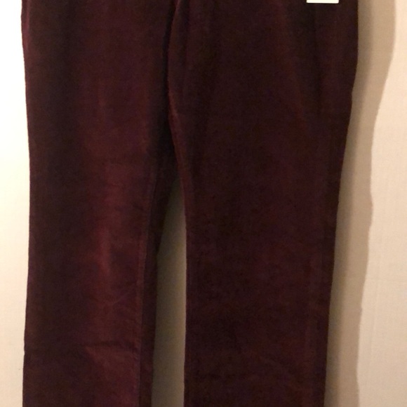 COPY - NWT Jag wine high waisted straight leg pants # 10P - Picture 4 of 8